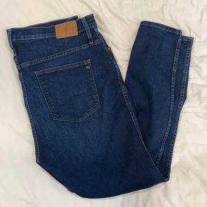 Madewell 10” high rise skinny size 34